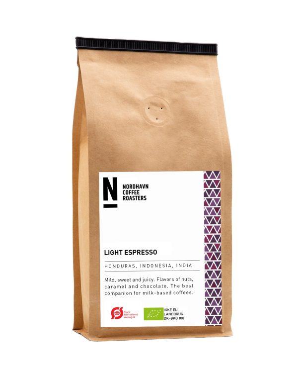 Light Espresso<br>250g - hele bønner