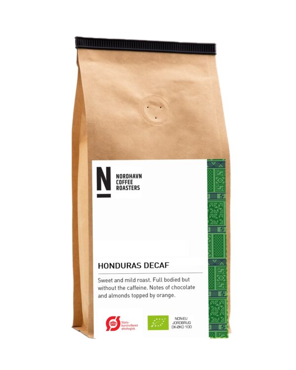Koffeinfri kaffe <br>1000g - hele bønner